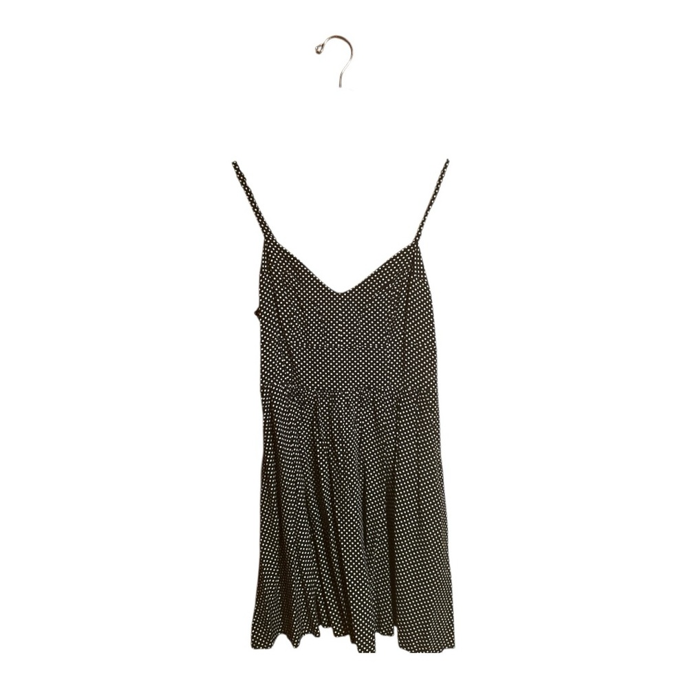 Express LBD Black & White Polka Dot Spaghetti Strap Sundress Women’s Size Medium